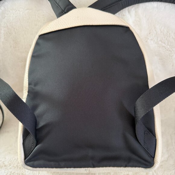 Coach Mini Charlie Cream Pebble Leather Backpack A1881 F28995